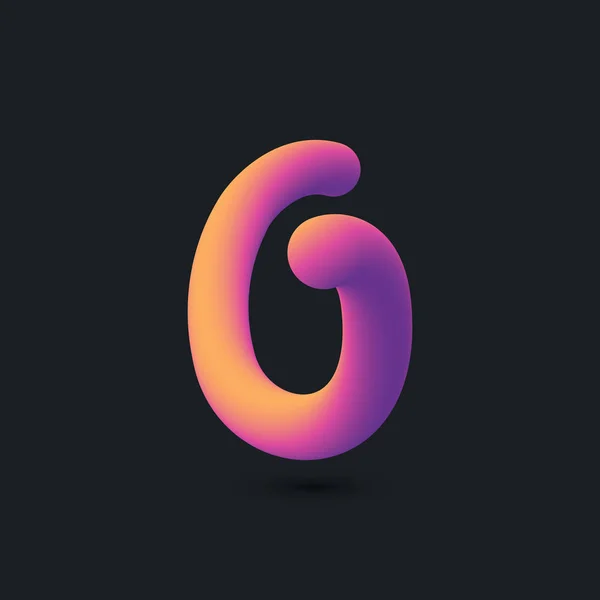 Yıldönümü Logo Tasarımı Numaralı Simge Vektör Şablonu — Stok Vektör