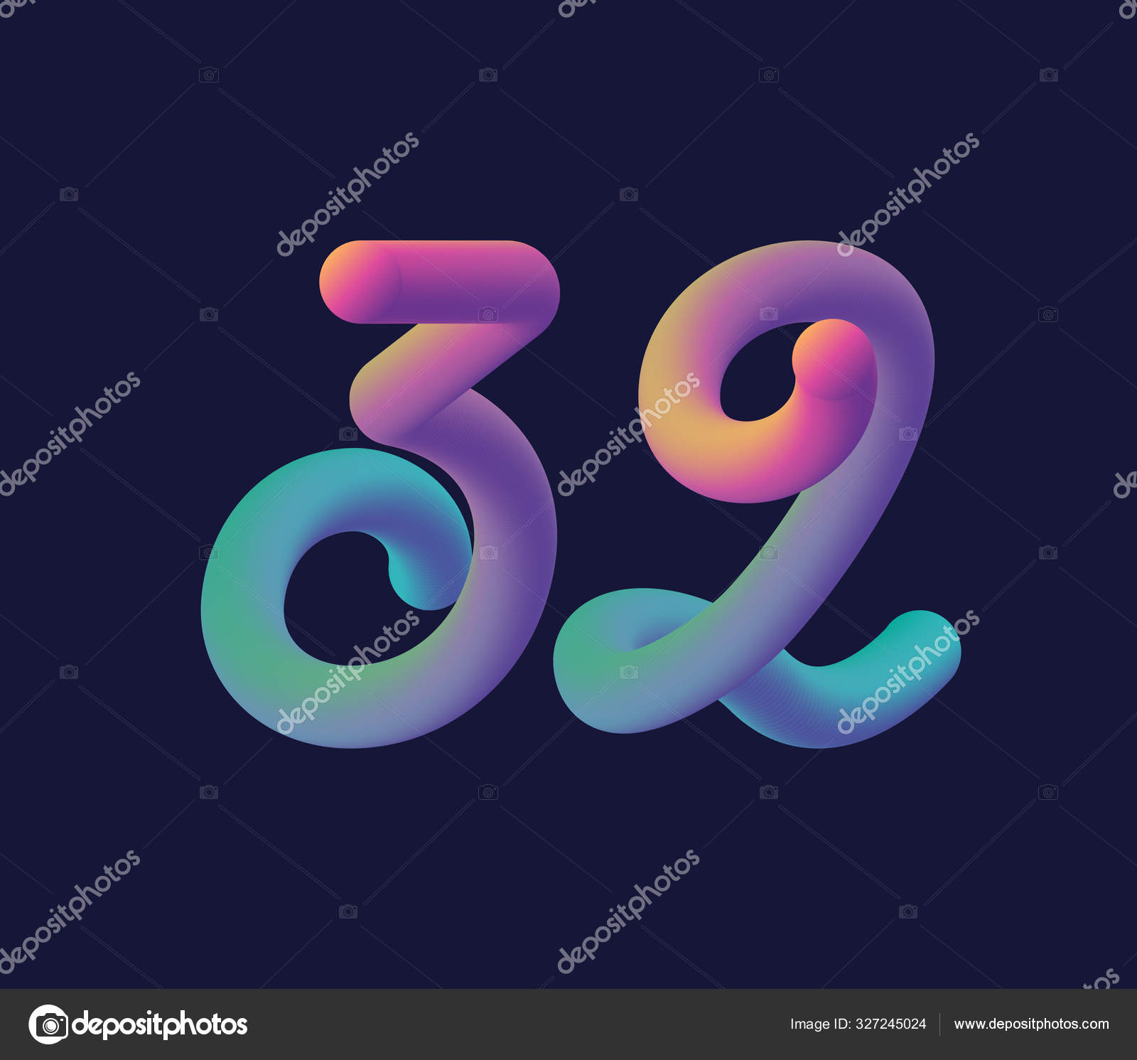 Number Logo Icon Vector Template Corporate Logo Business Card Design Vector Image By C Ajayandzyn Gmail Com Vector Stock