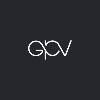 İş Kartı Şablonu için logo gpv, Vektör