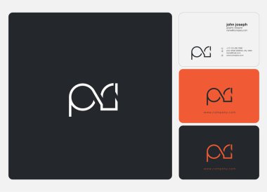 İş Kartı Şablonu için logo önü, Vektör