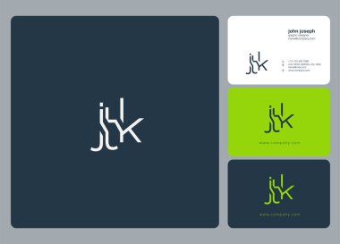 İş Kartı Şablonu için logo jtk, Vektör
