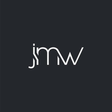 İş Kartı Şablonu için logo jmw, Vektör