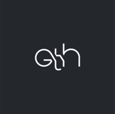 İş Kartı Şablonu için logo gth, Vektör