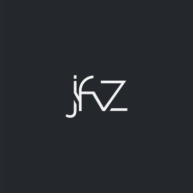 İş Kartı Şablonu için logo jfz, Vektör