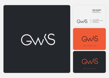 İş Kartı Şablonu için logo işaretleri, Vektör