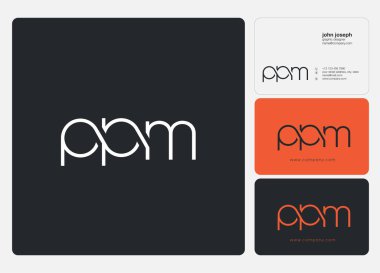 İş Kartı Şablonu için logo ppm, Vektör