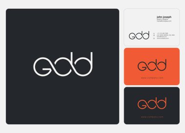 İş Kartı Şablonu için logo, Vektör