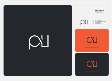 İş Kartı Şablonu için logo pli, Vektör