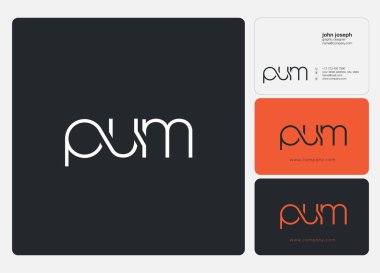 İş Kartı Şablonu için logo pum, Vektör