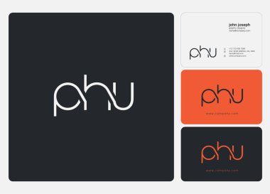 İş Kartı Şablonu için logo phu, Vektör