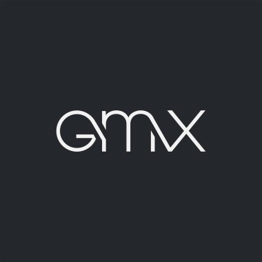 İş Kartı Şablonu için logo gmx, Vektör