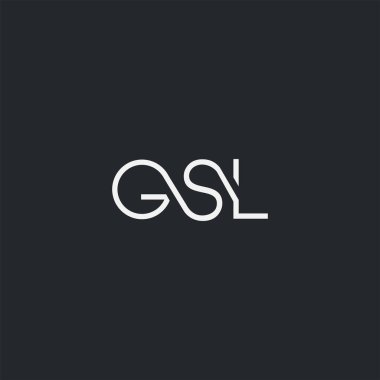 İş Kartı Şablonu için logo gsl, Vektör