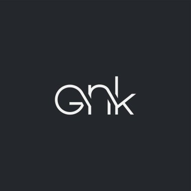 İş Kartı Şablonu için logo gnk, Vektör