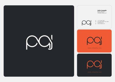 İş Kartı Şablonu için logo pijaması, Vektör