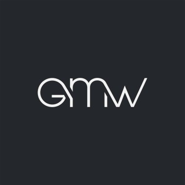 İş Kartı Şablonu için logo gmw, Vektör