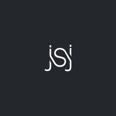 İş Kartı Şablonu için logo jsj, Vektör