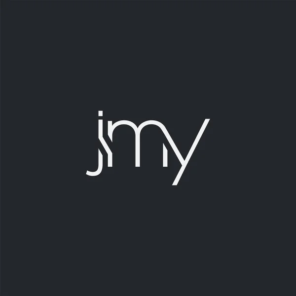 Logo Jmy Business Card Sablon Vektor — Stock Vector