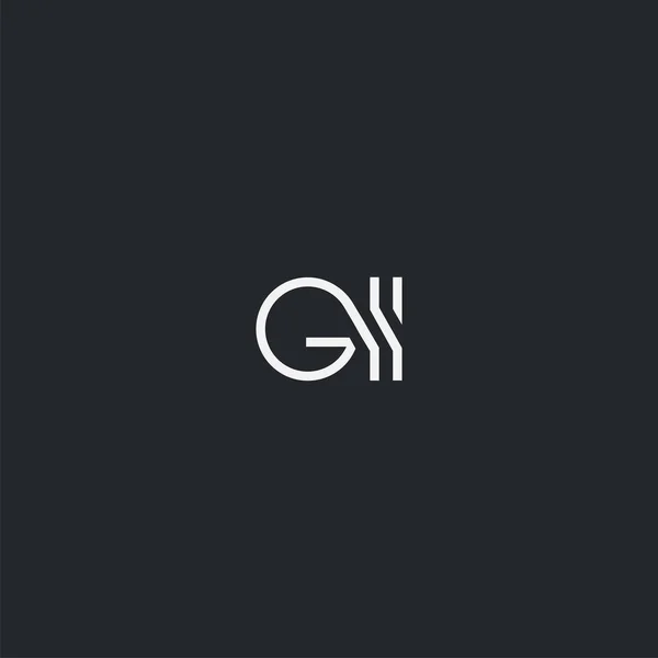 Логотип Gii Шаблона Визитной Карточки Вектор — стоковый вектор