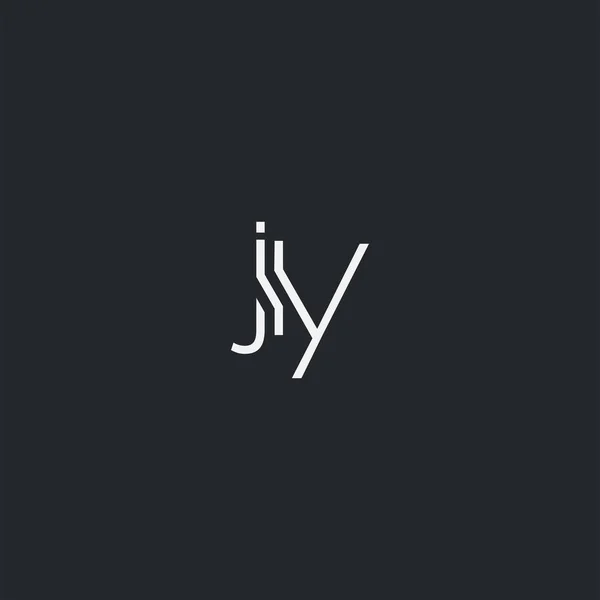 Logo Jiy Business Card Template Vector — 스톡 벡터