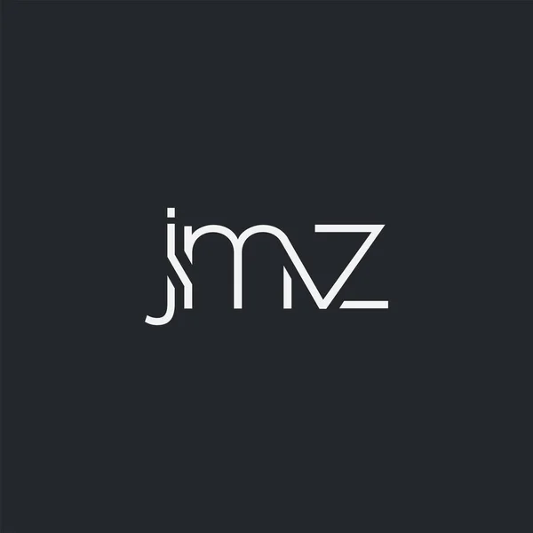 Logo Jmz Business Card Template Vector — 스톡 벡터