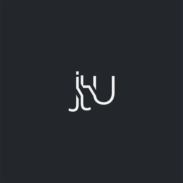 Logo Jtu Névjegykártya Sablonhoz Vektor — Stock Vector