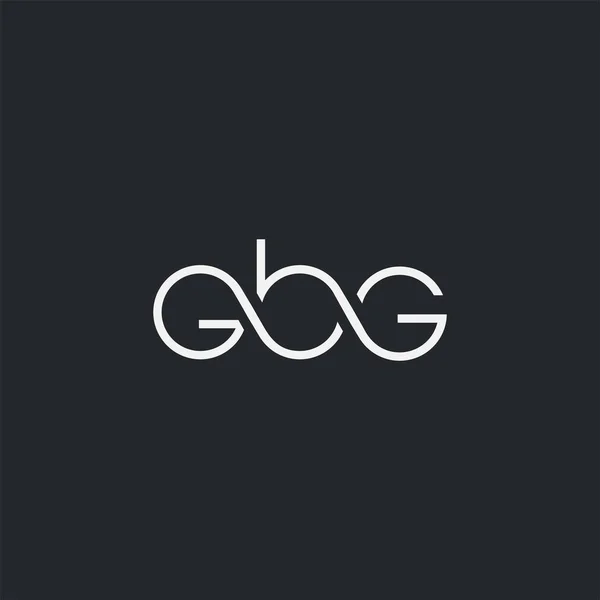 Logo Gbg Business Card Template Vector — 스톡 벡터