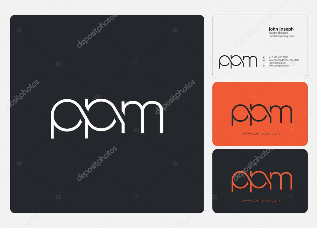 logo ppm for Business Card Template, Vector