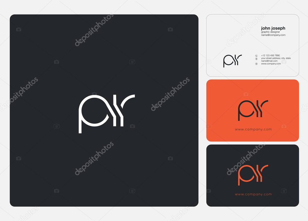 logo pir for Business Card Template, Vector