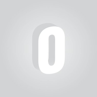 İş Kartı Şablonu için Gradyan 0 logosu, Vektör