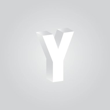 İş Kartı Şablonu için Gradyan logosu Y, Vektör