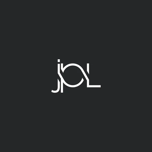 Logo Jpl Business Card Template Vector — 스톡 벡터