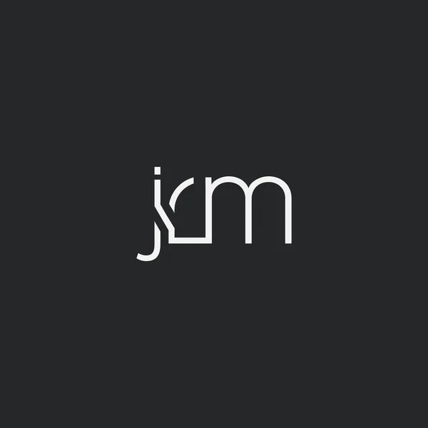 Логотип Jrm Шаблону Візитки Вектор — стоковий вектор