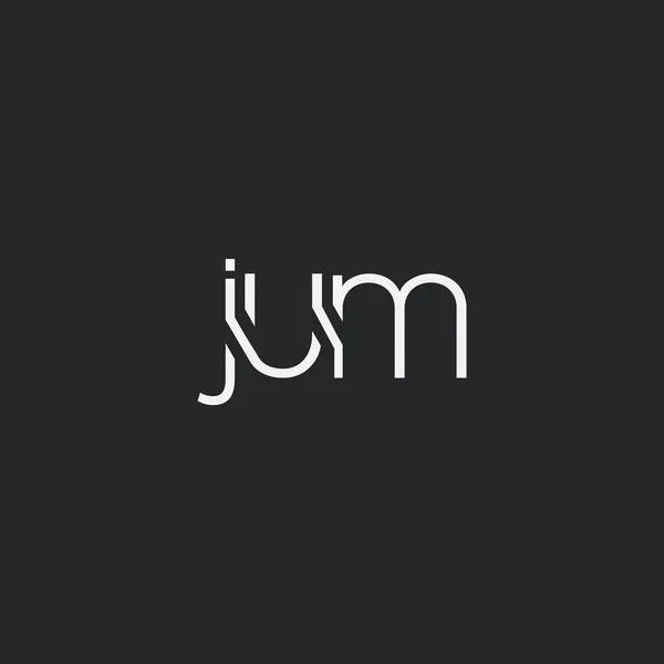 Logo Jum Business Card Template Vektor — Stock Vector