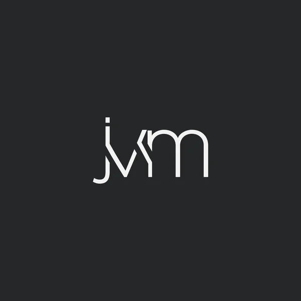 Jvm Business Card Template Vector — ストックベクタ