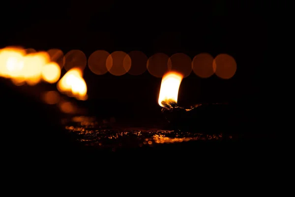 Diwali Luci Celebrazione Festival Delle Luci Lampada Olio Tradizionale Indiana — Foto Stock