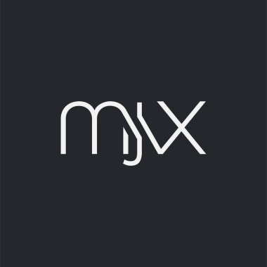 İş Kartı Şablonu için mjx logosu, Vektör