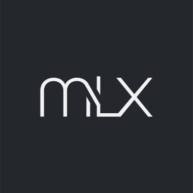 İş Kartı Şablonu için mlx logosu, Vektör