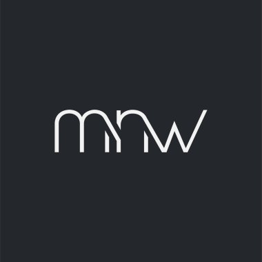 İş Kartı Şablonu için logo mnw, Vektör