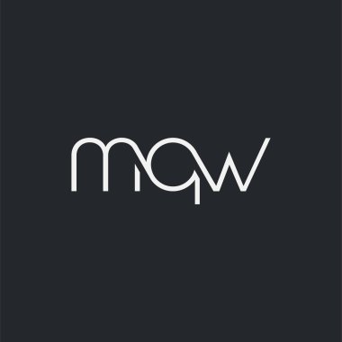 İş Kartı Şablonu için logo mqw, Vektör