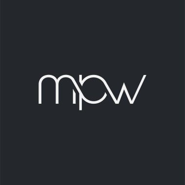 İş Kartı Şablonu için logo mpw, Vektör