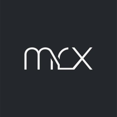 İş kartı şablonu için logo mrx, Vektör