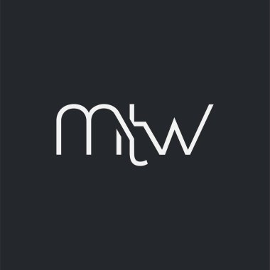 İş Kartı Şablonu için mtw logosu, Vektör