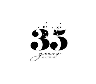 yıldız basamaklı logo 35 simge, geometrik kurumsal kimlik, vektör illüstrasyon