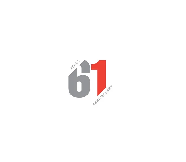 Cut Digit Logo Icon Γεωμετρική Εταιρική Ταυτότητα Διανυσματική Απεικόνιση — Διανυσματικό Αρχείο