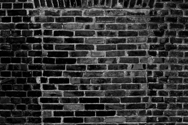 Black Brick Wall Texture — Stock Photo, Image