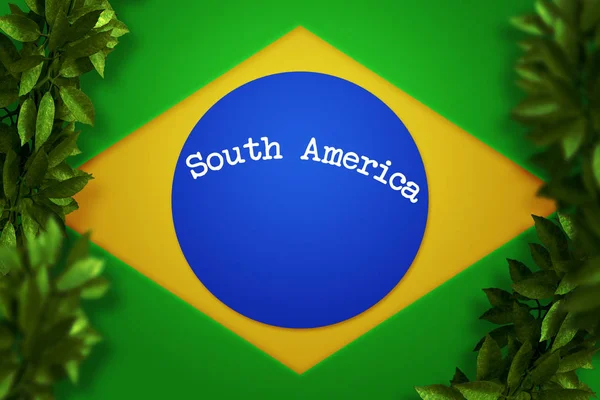 Ameryka Południowa Brazylia Tło — Zdjęcie stockowe
