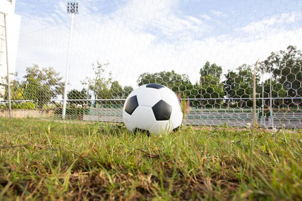 Chiudere pallone da calcio — Foto Stock