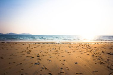 Güzel tropikal kumsal. 