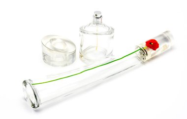 Boş parfüm şişeleri