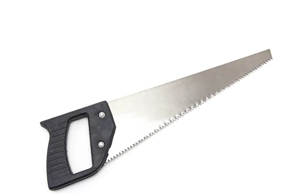 Hand saw on white background — Stock Photo, Image